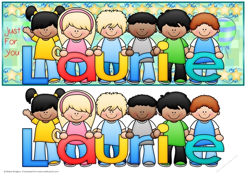 SCHOOL KIDS NAMES - LAURIE