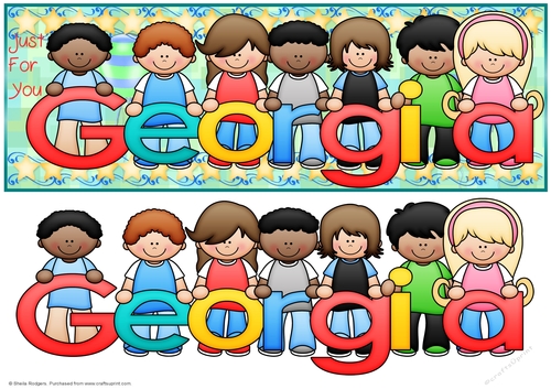 SCHOOL KIDS NAMES - GEORGIA