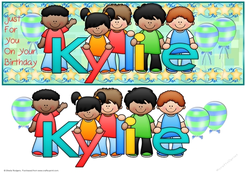 SCHOOL KIDS NAMES - KYLIE