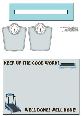Diet and Exercise Penny Slider