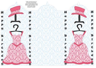 Pink Fashion Trifold