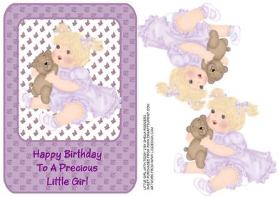 Little Girl with Teddy 2
