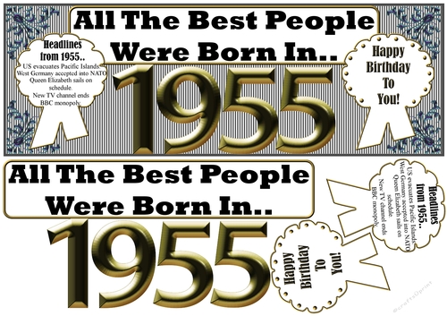 BORN IN 1955