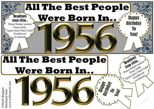 BORN IN 1956