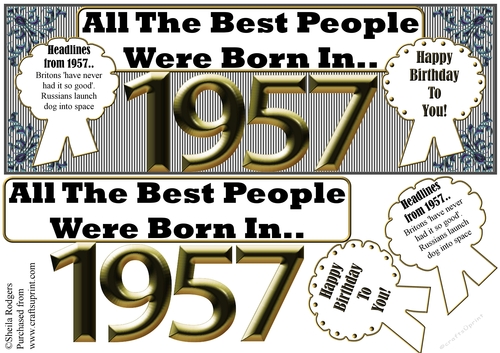 BORN IN 1957