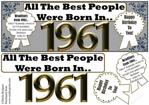 BORN IN 1961