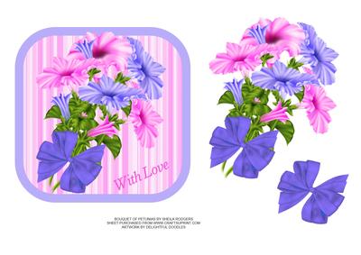 Bouquet of Petunias