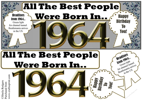BORN IN 1964