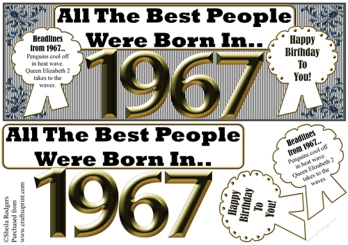 BORN IN 1967