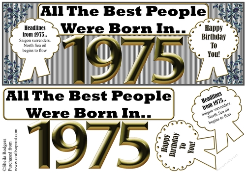 BORN IN 1975