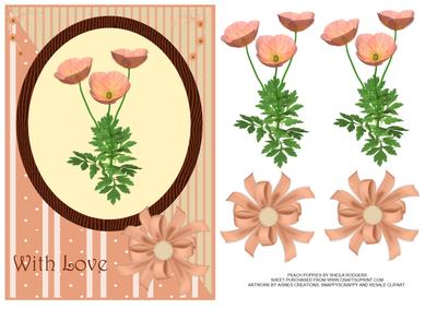 Peach Poppies
