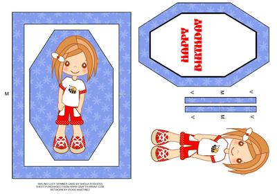 Smiling Lucy Spinner Card