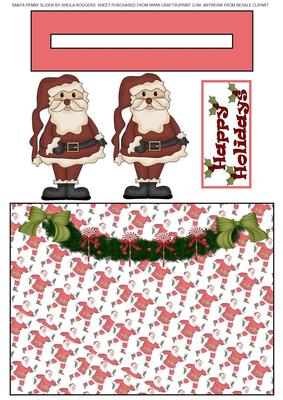 Santa Penny Slider