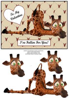 Giraffe Valentine