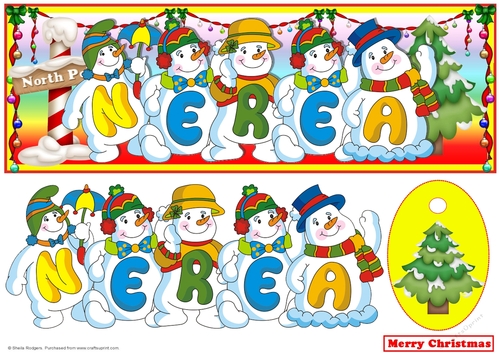 Snowmen Names Large DL - NEREA