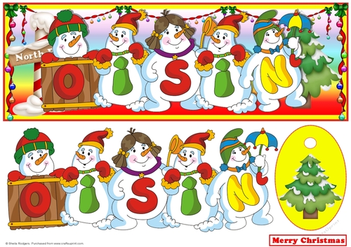 Snowmen Names Large DL - OISIN