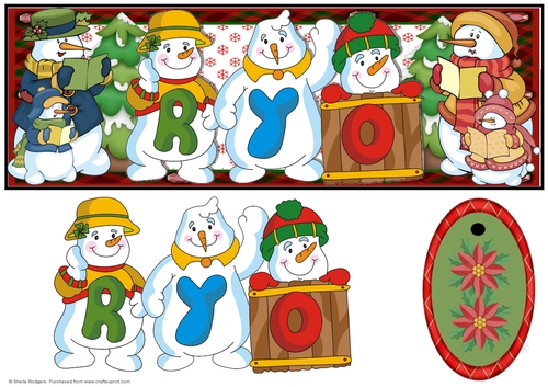 Snowmen Names Large DL - RYO