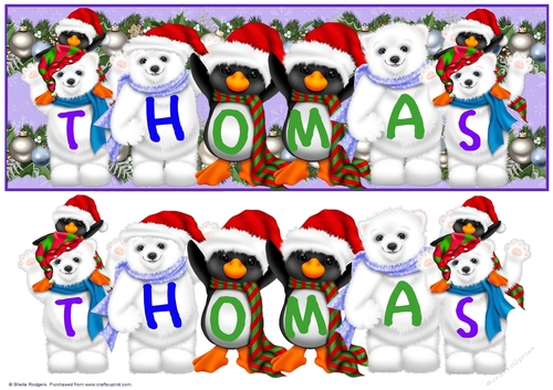 Xmas Animals - THOMAS