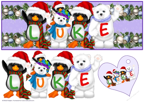 Xmas Animals - LUKE
