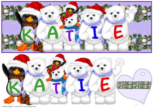Xmas Animals - KATIE