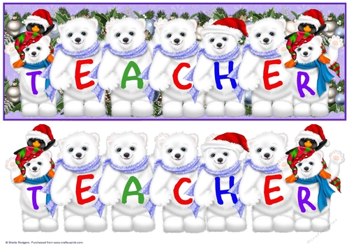 Xmas Animals - TEACHER