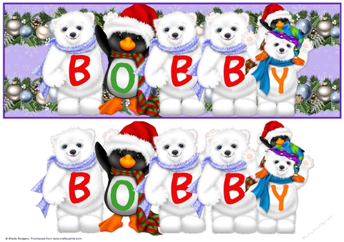 Xmas Animals - BOBBY