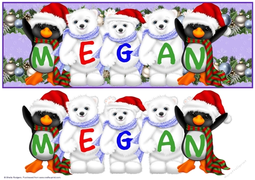 Xmas Animals - MEGAN