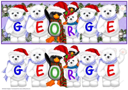 Xmas Animals - GEORGE