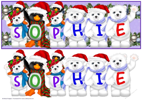 Xmas Animals - SOPHIE