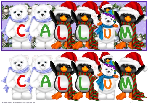 Xmas Animals - CALLUM