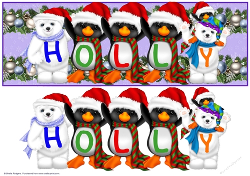 Xmas Animals - HOLLY