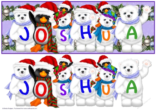 Xmas Animals - JOSHUA