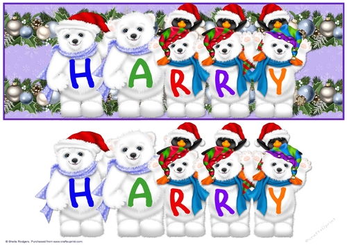 Xmas Animals - HARRY