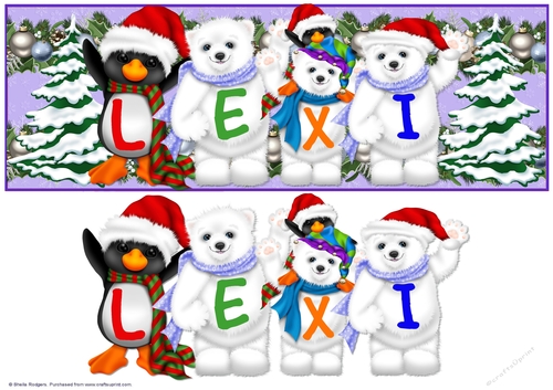 Xmas Animals - LEXI