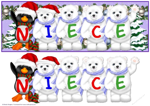Xmas Animals - NIECE