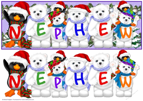 Xmas Animals - NEPHEW