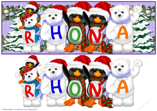 Xmas Animals - RHONA