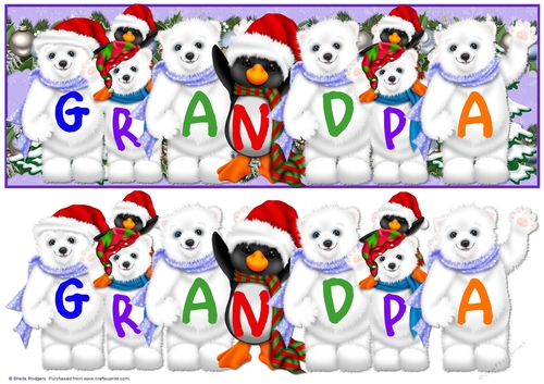Xmas Animals - GRANDPA