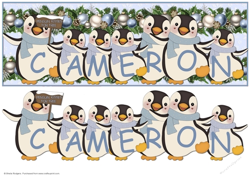 PENGUIN KISSES - CAMERON