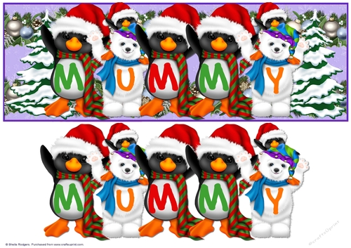 Xmas Animals - MUMMY