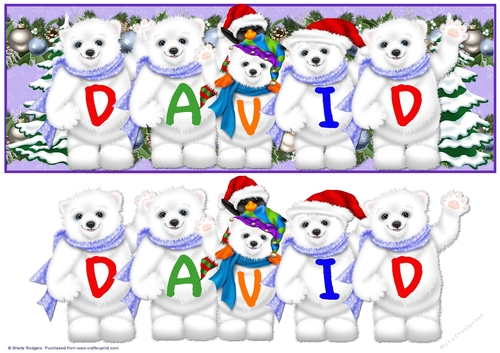 Xmas Animals - DAVID