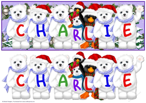 Xmas Animals - CHARLIE