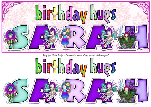 FAIRY NAMES - SARAH