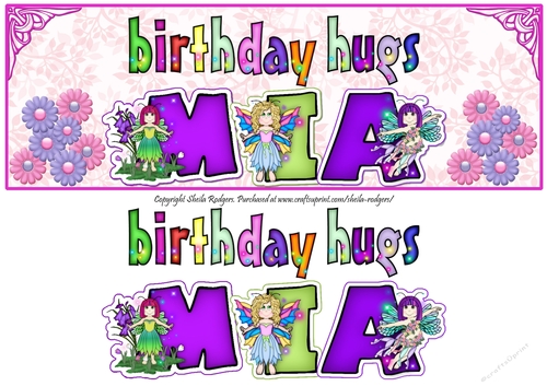 FAIRY NAMES - MIA