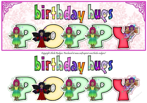 FAIRY NAMES - POPPY