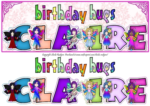 FAIRY NAMES - CLAIRE