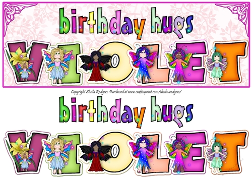 FAIRY NAMES - VIOLET