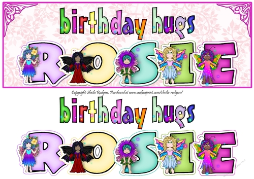 FAIRY NAMES - ROSIE
