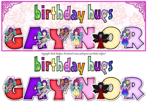FAIRY NAMES - GAYNOR
