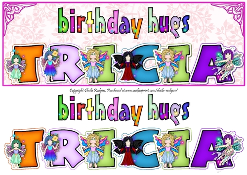 FAIRY NAMES - TRICIA